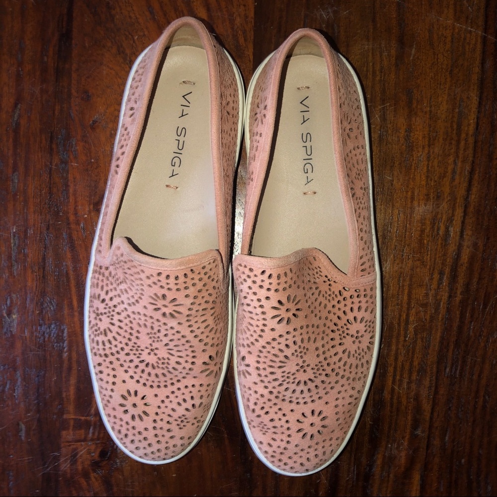 Via Spiga eyelet flats